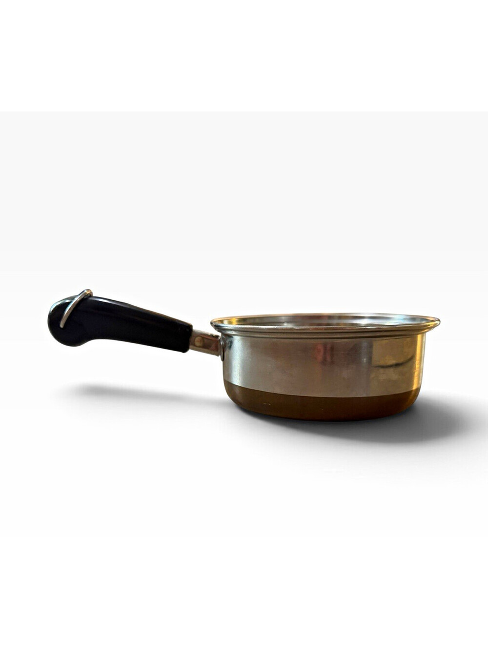 Revere Ware 1 Qt Stainless Steel Copper Bottom Saucepan Long Handle